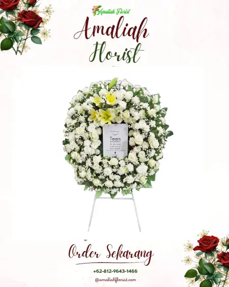 Krans Bunga Duka Muka